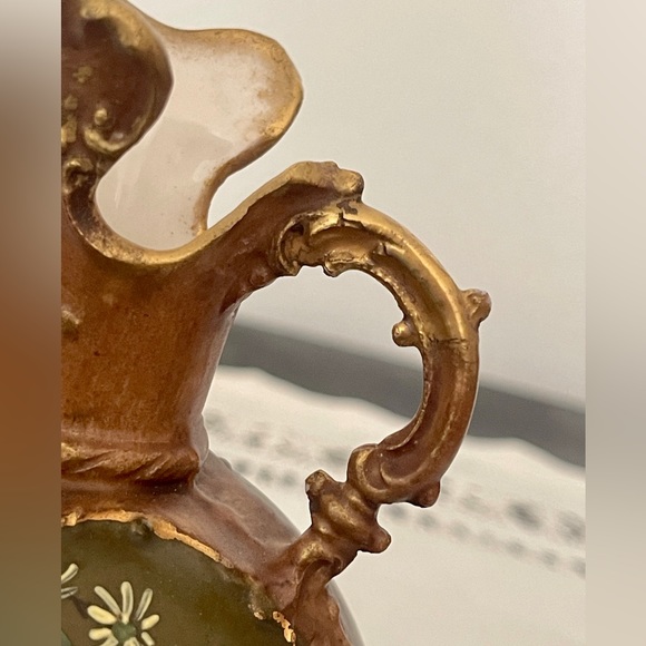 Antique EW Ernst Wahliss Ewer Pitcher Turn Wien Austria Depose Hand Numbered - Picture 7 of 12